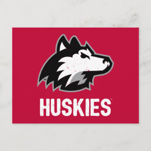 NIU Huskies Distress Inbjudan Vykort