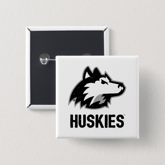 NIU Huskies Distress Knapp (Framsida & baksida)