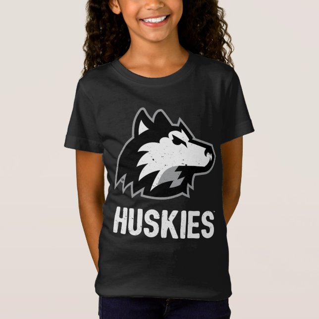 NIU Huskies Distress T Shirt (Framsida)