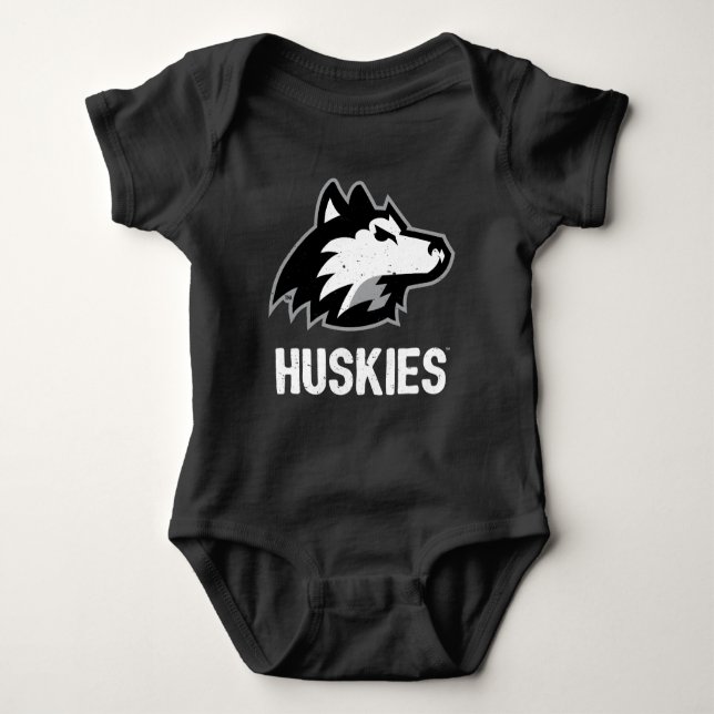 NIU Huskies Distress T Shirt (Framsida)