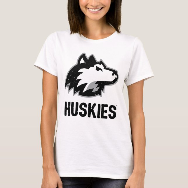 NIU Huskies Distress T Shirt (Framsida)