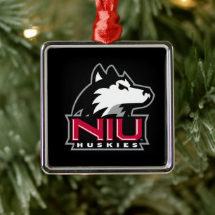 NIU Huskies Julgransprydnad Metall