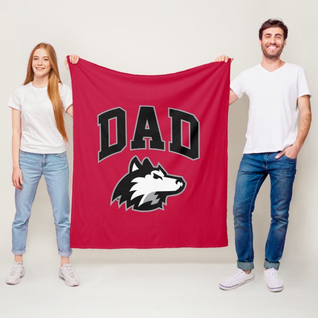 NIU Huskies Pappa Fleecefilt (På plats)