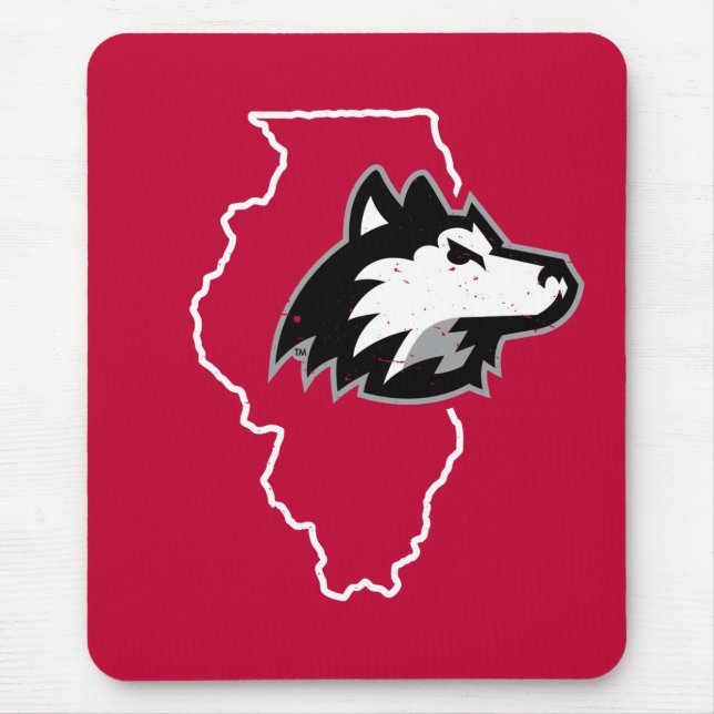 NIU Huskies State Kärlek Musmatta (Framsidan)