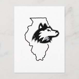 NIU Huskies State Kärlek Vykort