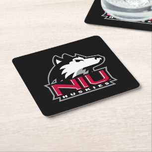 NIU Huskies Underlägg Papper Kvadrat