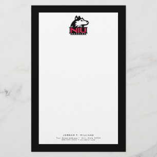 NIU Huskies Wordmark Brevpapper