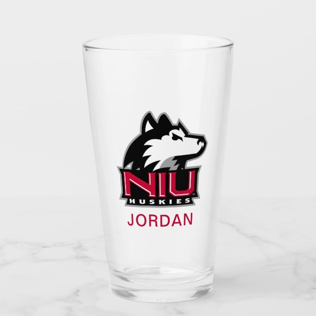 NIU Huskies Wordmark Glaskopp (Framsida)