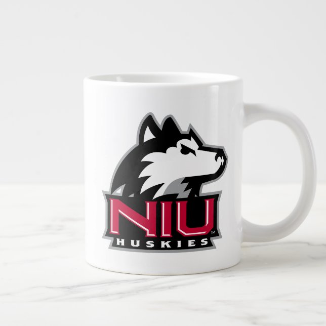 NIU Huskies Wordmark Jumbo Mugg (Höger)