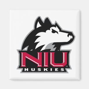 NIU Huskies Wordmark Magnet