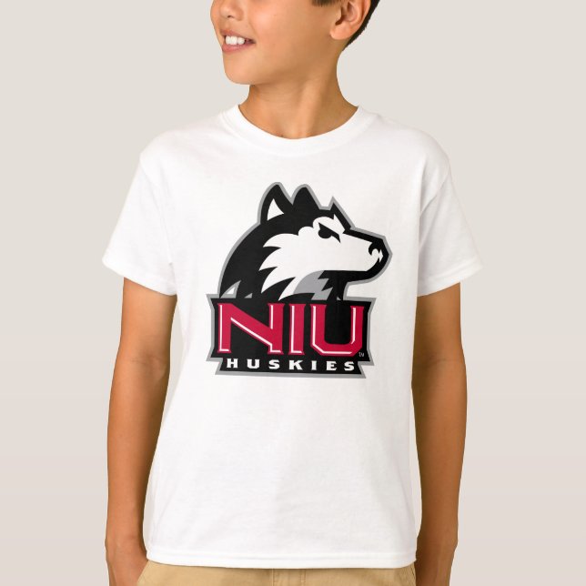 NIU Huskies Wordmark T Shirt (Framsida)