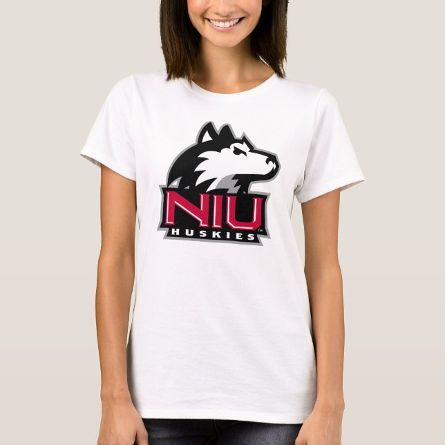 NIU Huskies Wordmark T Shirt (Framsida)