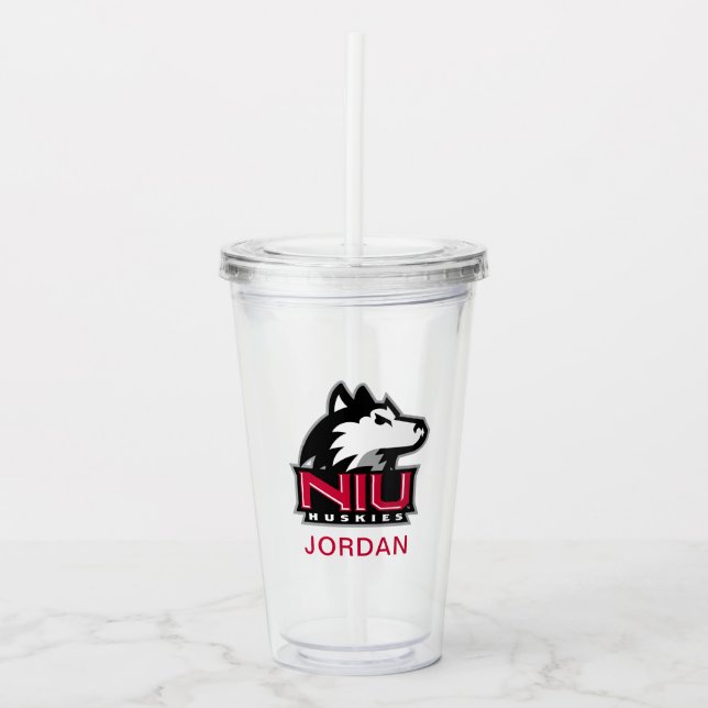 NIU Huskies Wordmark Take Away Mugg (Framsida)
