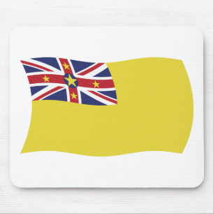 Niue Flag Muffinplatta Musmatta