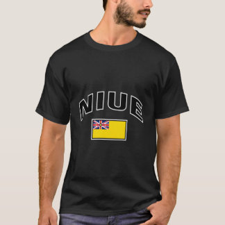 Niue Flag Proud Niuean T Shirt