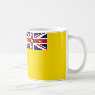 Niue Flagga Ceramic Coffee Mugg