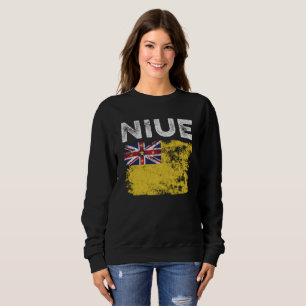 Niue Flagga Distress - Niuean Flagga T Shirt