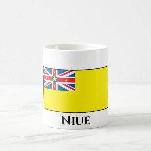 Niue Flagga Kaffemugg