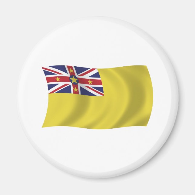 Niue Flagga Magnet (Framsidan)