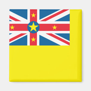 Niue Flagga Magnet