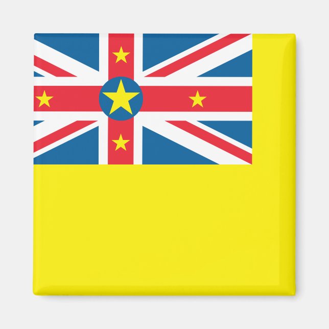 Niue Flagga Magnet (Framsidan)