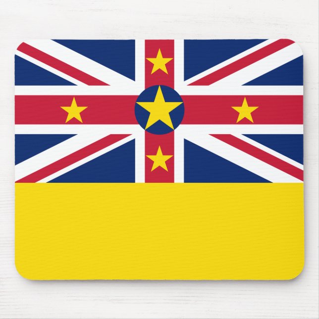Niue Flagga Musmatta (Framsidan)