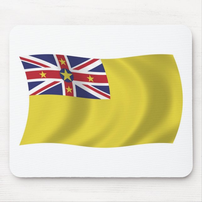Niue Flagga Musmatta (Framsidan)