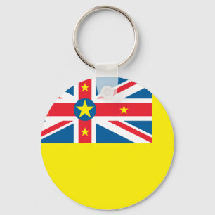 Niue Flagga Nyckelring