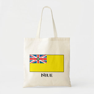 Niue Flagga Tygkasse