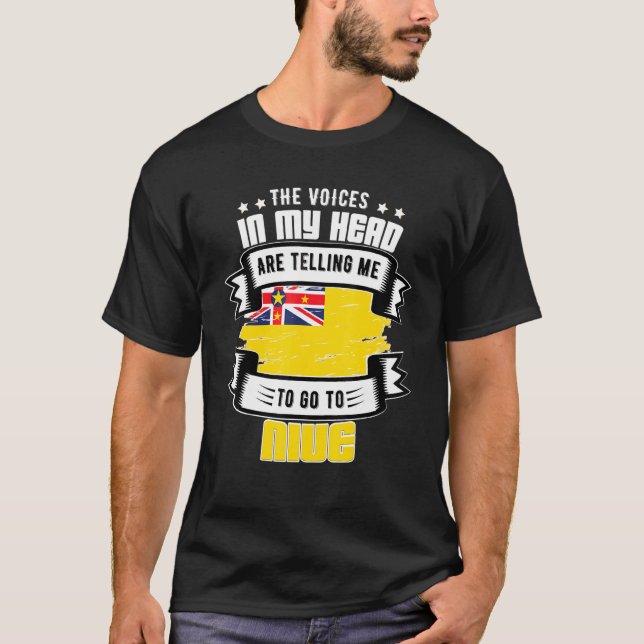 Niue i mitt huvud t shirt (Framsida)