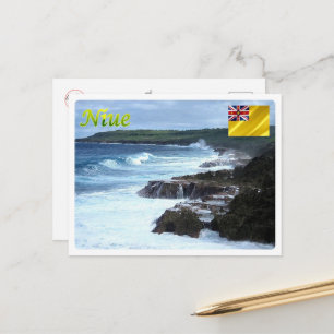Niue - Niues kustlinje - Vykort