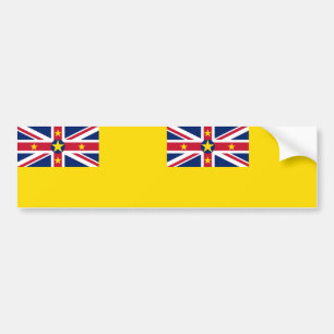 Niues flagga bildekal
