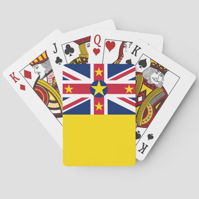 Niues flagga casinokort (Baksidan)
