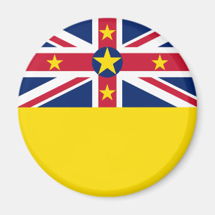 Niues flagga magnet
