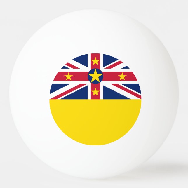 Niues flagga pingisboll (Framsidan)