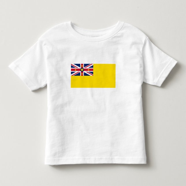 Niues flagga t shirt (Framsida)