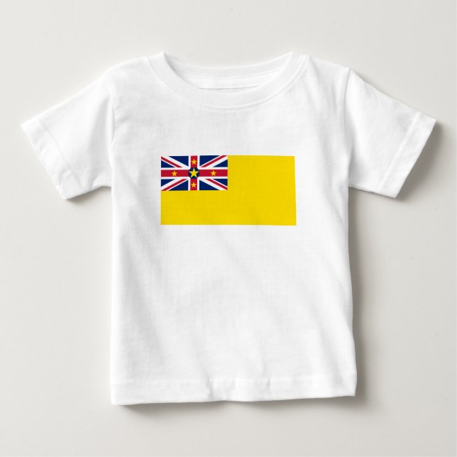Niues flagga t shirt (Framsida)