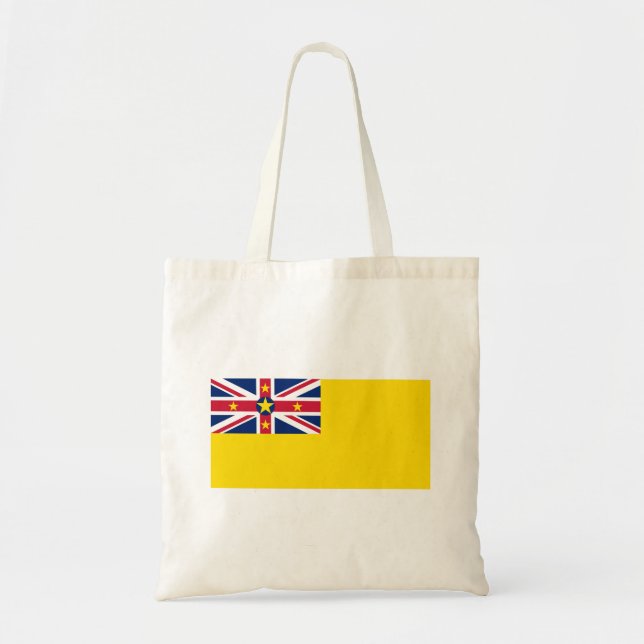 Niues flagga tygkasse (Framsidan)