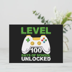 Nivå 100 dagar av skola upplåst spelare tv-spel inbjudningar