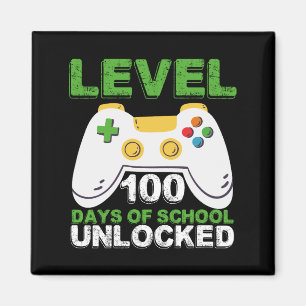 Nivå 100 dagar av skola upplåst spelare video spel magnet