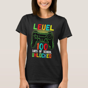 NIVÅ 100 DAGARS SKOLA Videospel Lärare Studenter T Shirt