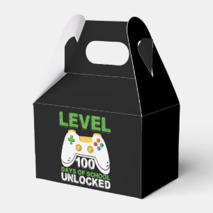 Nivå 100 Days Of School Upplåst Spelare Video Game Presentaskar