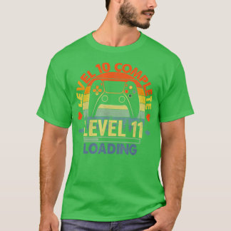 Nivå 10 Fullständig årsdag - gåva 10:e Bröllop och T Shirt