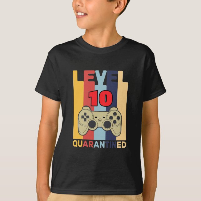 Nivå 10 kvarantIned T Shirt (Framsida)