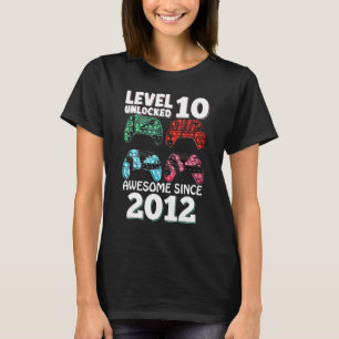Nivå 10 olåst Fantastisk sedan 2012 10 dagars skrä T Shirt