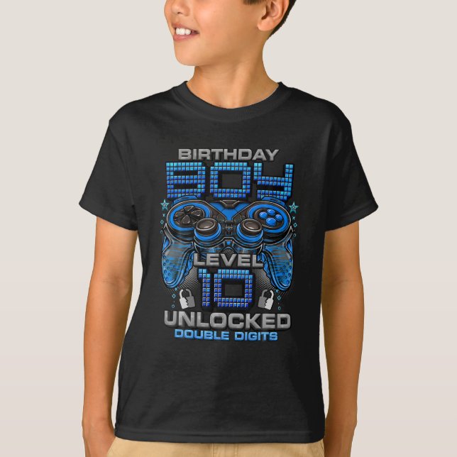 Nivå 10 olåst Fantastisk sedan 2013 tionde födelse T Shirt (Framsida)