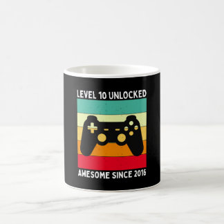 nivå 10 upplåst fantastiskt sedan 2016 kaffemugg