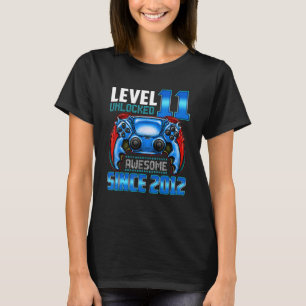 Nivå 11 olåst Fantastisk sedan 2012 spelande 11th T Shirt