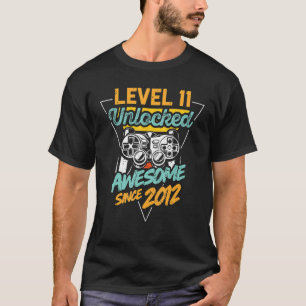 Nivå 11 olåst Fantastisk sedan 2012 videospel två T Shirt