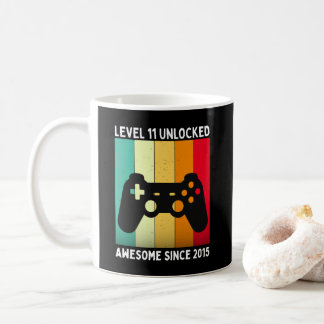 nivå 11 upplåst fantastisk sedan 2015 kaffemugg